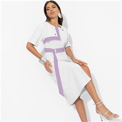 Платье с карманами, Я онлайн (white new, с поясом)