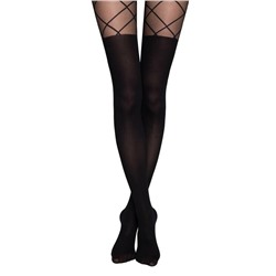 Колготки женские CONTE Колготки с имитацией гольфинов и рисунком «ромбы» CONCEPT