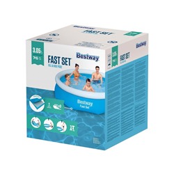 Бассейн надувной Bestway Fast Set, 305×76 см, от 6 лет, 57266