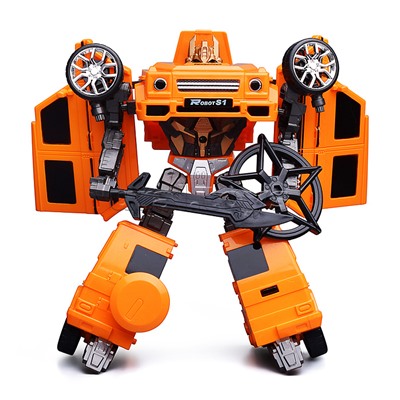 Робот трансформирующийся во внедорожник, в коробке