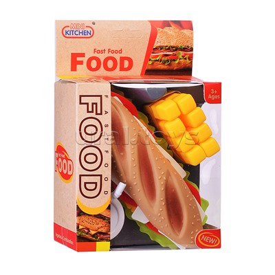 Игровой набор продуктов "Fast Food" в коробке