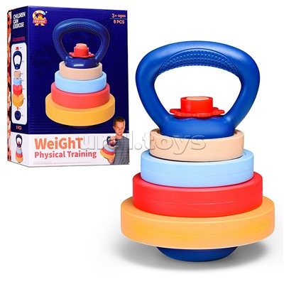 Детская гиря "Самый сильный-2" в коробке