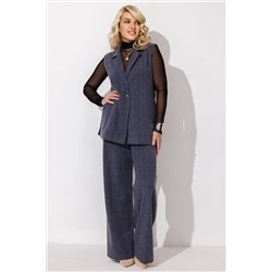 Жилет женский  4371/02/Сиреневый меланж