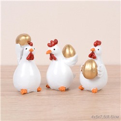 Фигурка Петушок 8 см Пасха / KXY5189-8 /уп 3/144/без выбора формы