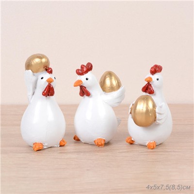 Фигурка Петушок 8 см Пасха / KXY5189-8 /уп 3/144/без выбора формы