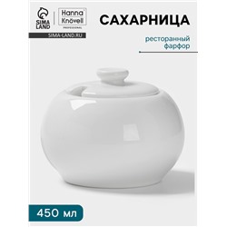 Сахарница Hanna Knövell, фарфор, белая