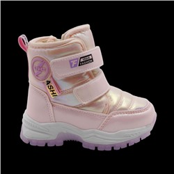 Ботинки на меху С7719-13 розовые