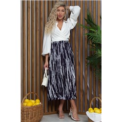 Юбка бохо (синяя) Ю13379-10М