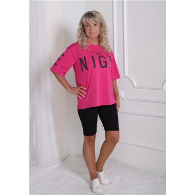 Футболка "Энигма" (Фуксия)