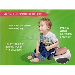Горшок дорожный HandyPotty 3 в 1 графит и вкладка графит
