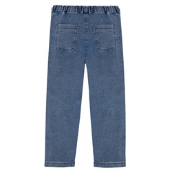 Брюки текстильные джинсовые для девочек