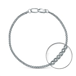 Браслет из серебра родированный - Нонна, 18 см 81030500018