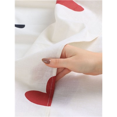 Постельное бельё «Этель» 1.5 сп First love 143×215 см,150×214 см, 70×70 см -2 шт., бязь 125 г/м², хл 100%