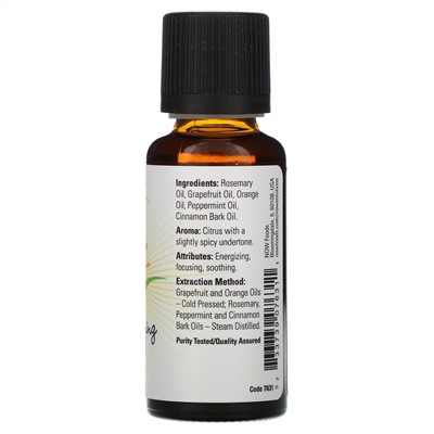 Now Foods, Эфирные масла Good Morning Sunshine, композиция для повышения настроения, 30 ml