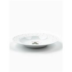 Тарелка новогодняя суповая «Новогодние истории», d=21 см