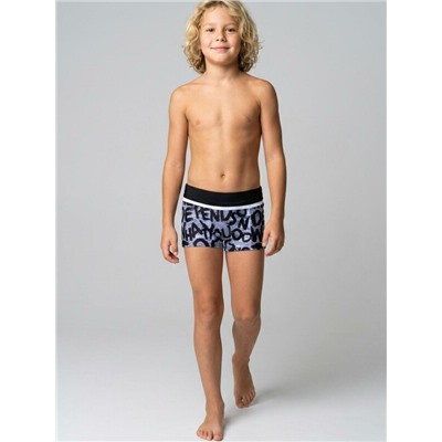 Плавки-шорты трикотажные для мальчиков, средней длины