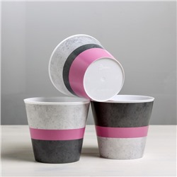 Набор кашпо для цветов 3 в 1 «Лофт», 0.8 л, 11×12 см