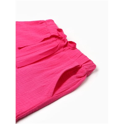 Шорты из муслина для девочек KAFTAN, рост 104 см, розовые