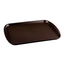 Поднос 450*350см из полипропилена коричневый ОБЩЕПИТ (Рестола)