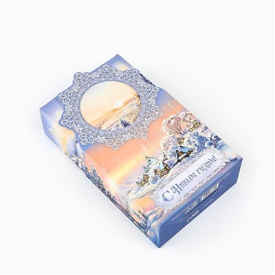 Коробка новогодняя складная «Зимняя сказка» 12×21×5 см