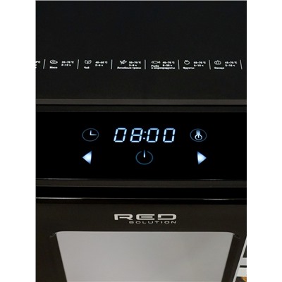 Сушилка для овощей RED Solution DD041H, 450 Вт, 12 поддонов, таймер, 35-70°C, сенсор, чёрная