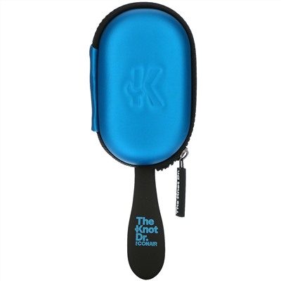 Conair, The Knot Dr., Pro Mini Wet & Dry Detangler, Blue, 2 Piece Set