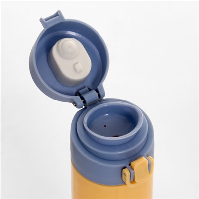 Бутылка для воды «Мастер К», 380 мл, 21.8×6.6 см, стеклянная, оранжевая