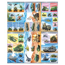 Альбом наклеек (А6) "Военная техника"