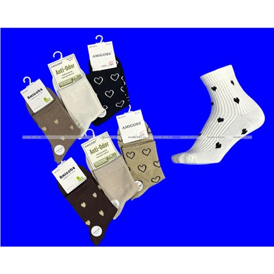3 ПАРЫ - ПОДАРОЧНЫЙ НАБОР носки женские AMIGOBS АССОРТИ рисунков