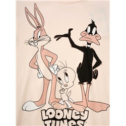 Комплект трикотажный для девочек: фуфайка (футболка), брюки