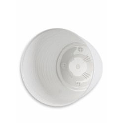 Горшок для цветов с поддоном Saffron, 2.6 л, d=17.7 см, h=16.2 см, пластиковый, белый