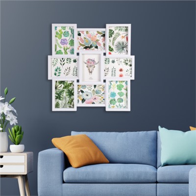 Фоторамка коллаж 51х52 см / YJ209 /уп 18/9 фото