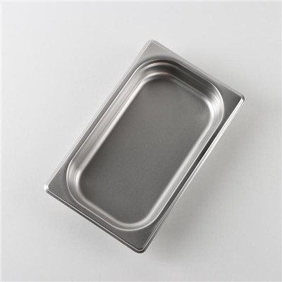 Гастроёмкость GN 1/4 Hanna Knövell. 40 мм, 26.4×16×4 см, толщина 0.6 мм, нержавеющая сталь