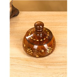 Сахарница «Ассорти», 12×12×10 см, дерево шишам