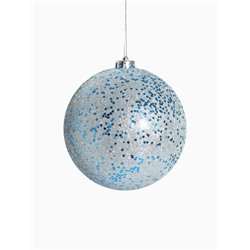 Ёлочный шар «Мега», d=15 см, гигант, серебристо-голубой