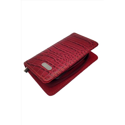 Mertz Маникюрный набор 6038, 8 предметов, лаковая кожа, красный KRISTALLER, 1110280