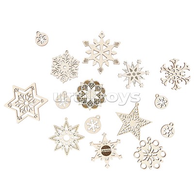 Новогодний набор снежинок