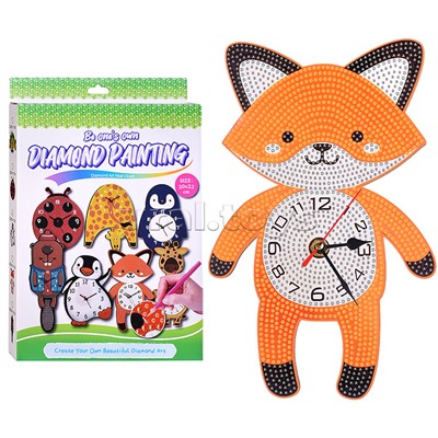 Набор творческая мастерская Часы "Лисенок" 20*22 см.