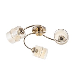 Люстра «Фокс» 3хЕ27 40 Вт золото 50×50×12 см