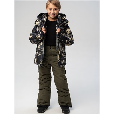 Брюки текстильные с полиуретановым покрытием для мальчиков