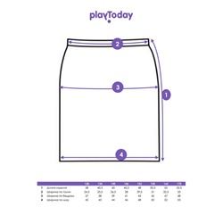 Юбка трикотажная для девочек
