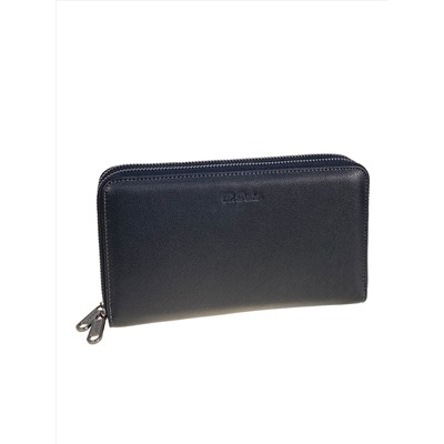 Клатч мужской из натуральной кожи, цвет черный