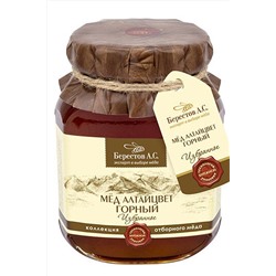 Мёд "Берестов А.С." Горный ст.банка 500г ЭКОПРОДУКТЫ, 1187669