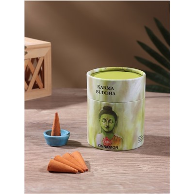 УЦЕНКА Благовония KARMA BUDDHA, аромаконусы, набор 30 шт., корица