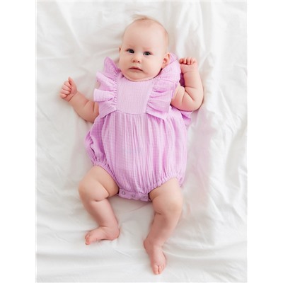 Боди детское MINAKU, рост 80-86 см, лиловое