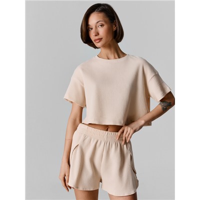 КОМПЛЕКТ ЖЕНСКИЙ (ДЖЕМПЕР, ШОРТЫ) 592608