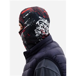 Маска-балаклава Crazy, размер универсальный, чёрная