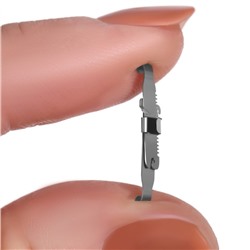 Корректор-фиксатор для вросшего ногтя, размер M, в пластиковом футляре, цвет серебристый