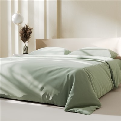 Постельное бельё 1.5-спальное LoveLife Green tea, микрофибра