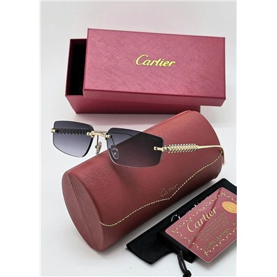 Набор женские солнцезащитные очки, коробка, чехол + салфетки #22931326